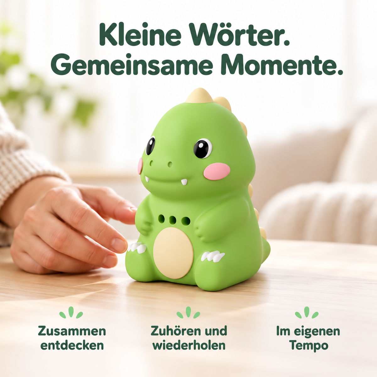 Gemeinsame Spielmomente mit dem Englisch-Lerndino